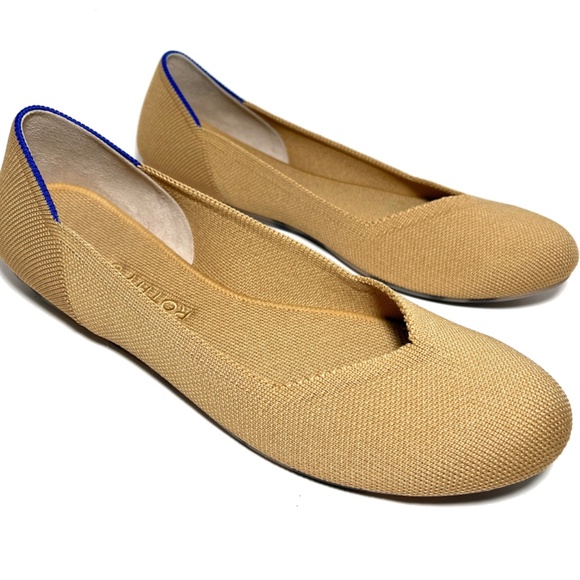 Rothy's The Flat Lemon drop Knit Fabric Slip On Casual Ballet Flats - Picture 3 of 11